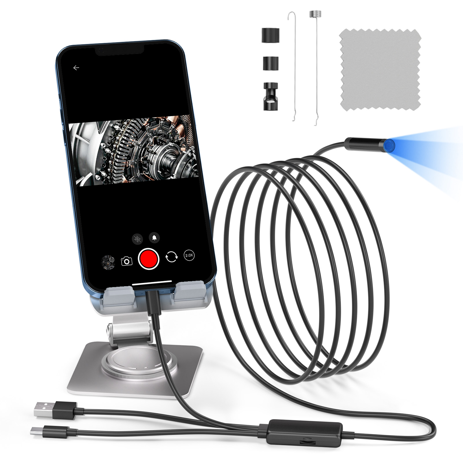 Endoscope Inspection Camera - Nuovo Arrivo 3 in 1 1080P