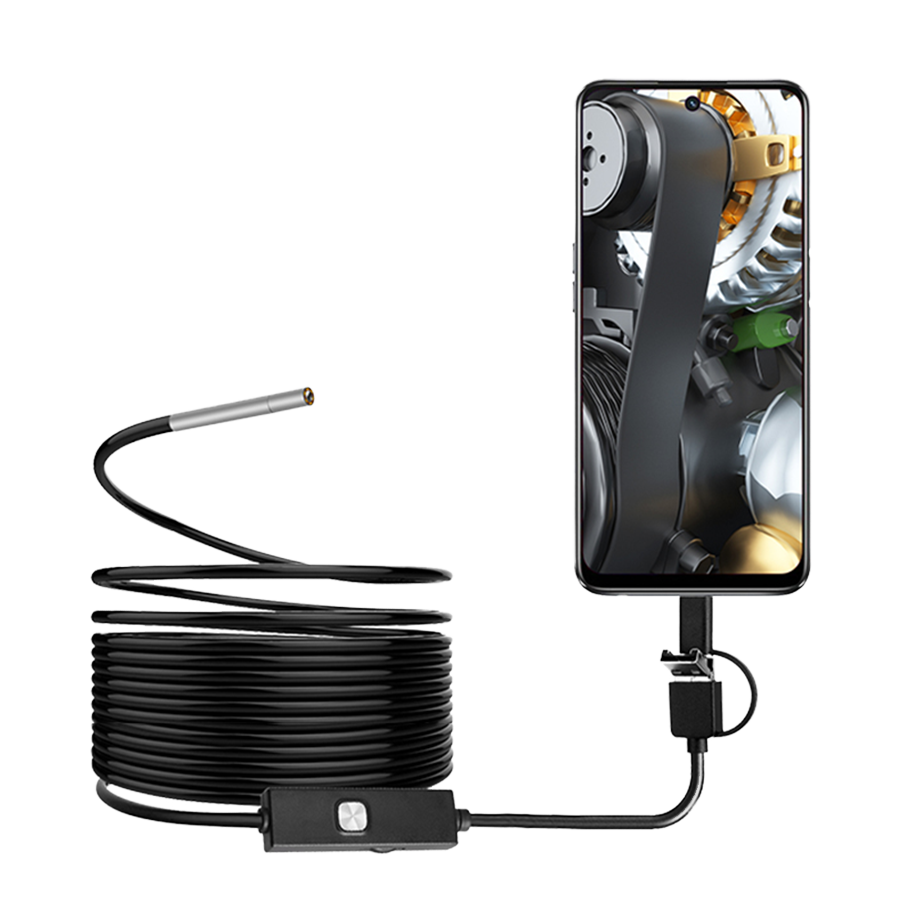 Endoscope Inspection Camera - Dearsee Endoscopio industriale USB Android 3