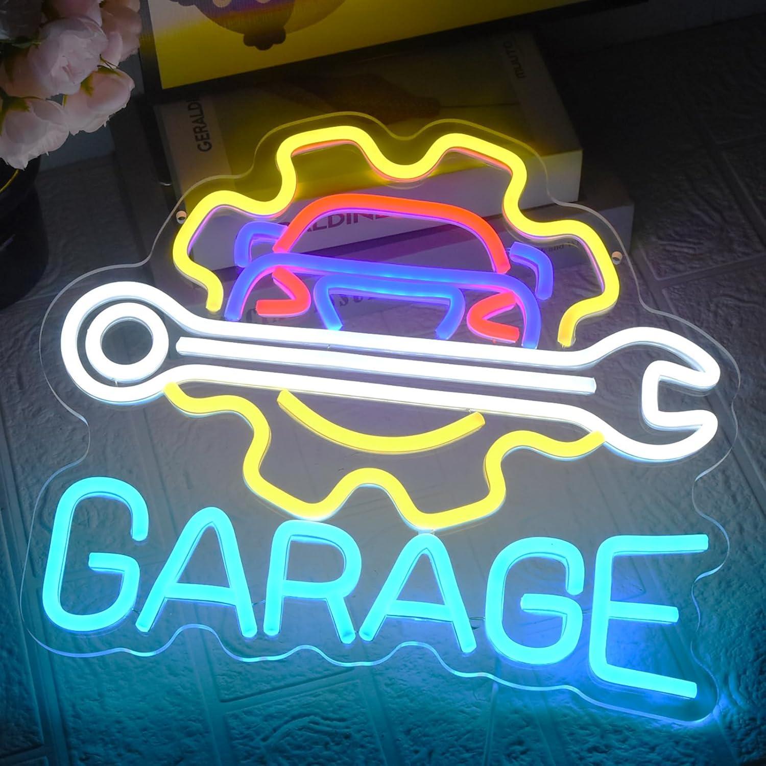 Insegna al Neon per Garage, Al - Auto Repair Shop In recensione e prezzo